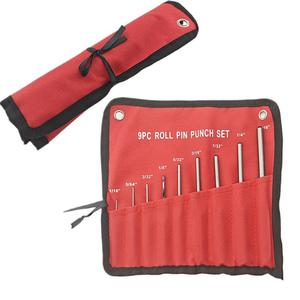 AR15 AR-15 M4 M16 <span class=keywords><strong>Glock</strong></span> Remover Jeu d'outils 9 pièces ROLL PIN PUNCH SET Outil de roulement haute dureté - Product Image 1