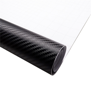 Campione Gratuito 1.52*28m Nero Opaco Adesivo in Vinile <span class=keywords><strong>3D</strong></span> Effetto Fibra di Carbonio 3M per Carrozzeria Auto - Product Image 4