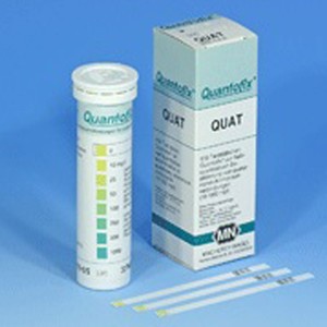 Quantofix Quat Test Strips 10-1000 mg/L Benzalkonium <b>Chloride</b> Semi-Quantitative For Water Analysis - Product Image 3