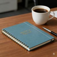 Carnet à spirale personnalisé avec couverture en papier, 70 feuilles, pour l'école, le journal, cadeau promotionnel d'entreprise, vente en gros