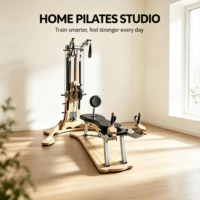 Machine de Pilates en bois de chêne MJD-W42 de qualité professionnelle avec système de résistance réglable pour l'entraînement à domicile