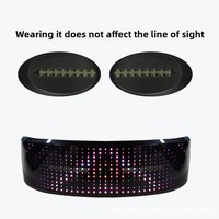 Lunettes LED transfrontalières lumineuses et colorées, contrôlables par application – Idéales pour un anniversaire