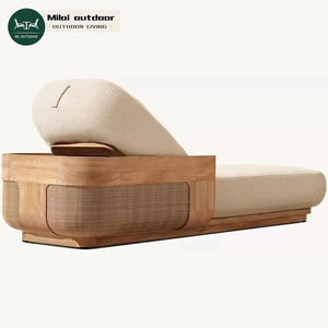 Moderno Designer in legno di Teak piscina sedia lettino <span class=keywords><strong>per</strong></span> esterno comodo lettino da <span class=keywords><strong>spiaggia</strong></span> <span class=keywords><strong>per</strong></span> giardino giardino cortile uso dell'hotel - Product Image 4