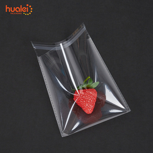 Sacs en cellophane transparents 5 "x <span class=keywords><strong>7</strong></span>" avec logo personnalisé, bons pour fruits, légumes, boulangerie, bougie, savon, biscuit, poly sacs - Product Image 2