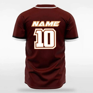 Camiseta de Béisbol Ligera y Transpirable para Deportes de Equipo, para Prácticas y Juegos, Diseño Personalizado, Jersey de Béisbol de Equipo para Venta en Línea - Product Image 2