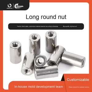 <span class=keywords><strong>น็อต</strong></span>ทรงกระบอกสแตนเลสขายส่ง M6 M4 M8 เกลียวในแบบไม่มาตรฐาน  ข้อต่อเชื่อมแบบเกลียวใน  ขึ้นรูปเย็น  ขัดเงา  ขนาดเมตริก - Product Image 6