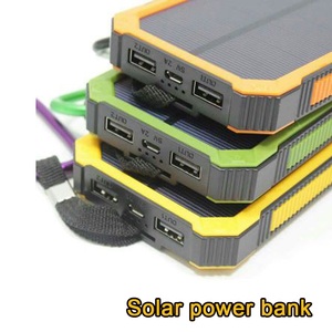 <span class=keywords><strong>Chargeur</strong></span> <span class=keywords><strong>solaire</strong></span> sans fil avec 2 lampes LED, 10000mAh, batterie externe Portable, Power Bank - Product Image 5