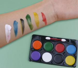 Pintura Facial de Halloween de 8 Colores, Maquillaje Lavable para Fiestas - Product Image 4