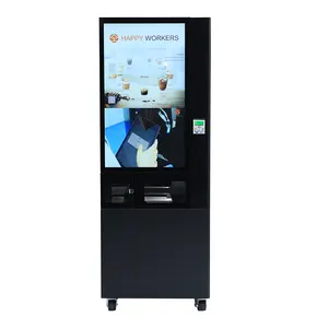 Commercial Coffee Vending Machine Outdoor With Automatic Cup For Office