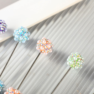 Venta directa de fábrica, bolígrafo de firma de diamante completo ostentoso de lujo, accesorios de bricolaje, bolígrafo de cuentas creativo DIY, bolígrafo recargable de cuentas - Product Image 3