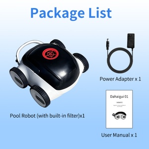 Robot de nettoyage de piscine entièrement automatique sans fil NEOBRISKEN, aspirateur sans fil de qualité DIY avec source d'alimentation par batterie N62 - Product Image 3