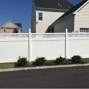 Useful high quality cost effective fence pvc/plasitc/vinyl privacy lattice