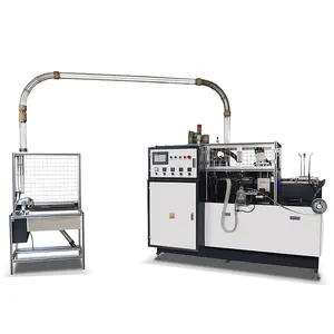 Low Cost High Quality High Speed Automatic Disposable Coffee Tea Paper Cup Making Machine
