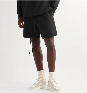 <span class=keywords><strong>Ensemble</strong></span> T-shirt et <span class=keywords><strong>short</strong></span> de haute qualité en coton unisexe avec logo personnalisé, style streetwear décontracté - Product Image 4