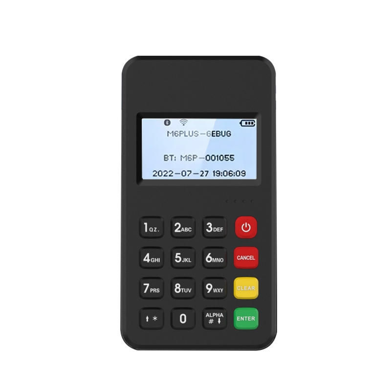 Lecteur de carte NFC / IC / MSR 3 en 1 BT Mobile Mpos Card Payment Machine M6 PLUS