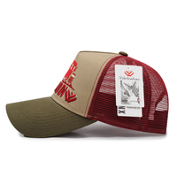 Gorra Trucker Personalizable con Bordado de Toro, Pedido al por Mayor, Marca Privada, Malla Transpirable, Estilo Vaquero Occidental, Gorra de Béisbol Snapback, OEM
