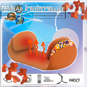 Jamooz JMZ Penyangga Punggung dengan Pemanas dan Terapi Magnet untuk Meredakan Nyeri Pinggang, Alat Traksi Tulang Belakang untuk Penggunaan di Rumah/Kantor - Product Image 1