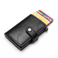 Porte-cartes en cuir PU personnalisé avec logo pour hommes et femmes, vente en gros Ya283