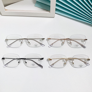 Nuevas <span class=keywords><strong>Gafas</strong></span> Anti Luz Azul, <span class=keywords><strong>Montura</strong></span> Moderna <span class=keywords><strong>Sin</strong></span> Marco - Product Image 3
