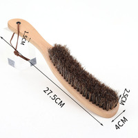 Brosse de nettoyage en crin de cheval pour chapeaux Fedora, meubles, costumes et vêtements – Vente en gros