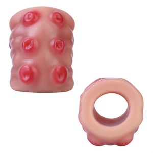 <b>Thick</b> Cock Knot Penis Sleeve Cock <b>Ring</b> Fantasy Octopus Tentacle Texture Delay Ejaculation Lock Knot Couple Sex Toys Wholesale - Product Image 2