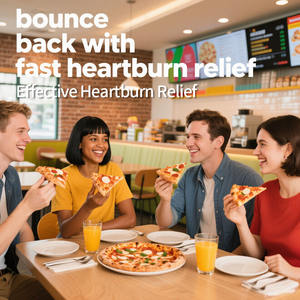 Marque privée Formule personnalisée Fabricant de comprimés effervescents Soulagement rapide des maux d'estomac Antiacide - Product Image 2