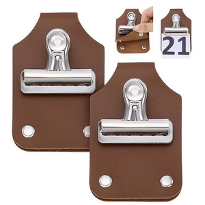 Porta Números para Competición Ecuestre Transfronteriza, Porta Números para Maratón de Cuero PU, Etiqueta de Producto para Tienda Online - Product Image 1