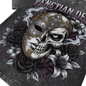 Camisetas Transpirables de Algodón Puro Lavado para Hombre, Camisetas Casuales de Cuello Redondo y Manga Corta con Estampado de Patrones Creativos Personalizados - Product Image 5