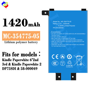3.7V 1420Mah Li-Ion MC-354775-05 S13-R1-D Batterij Voor Kindle Paperwhite 6 2e 3e Kindle Paperwhite 2dp75sdi 58-000049 - Product Image 2