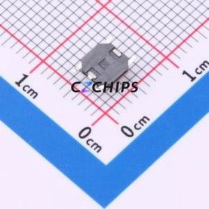 HX 5.2x5.2x2.3H Tactile Switch SMD-4P,5.2x5.2mm Switch Single Pole Single Throw Round Button 2.5N Vertical Mount - Product Image 2