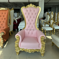 Chaise de mariage élégante et moderne de luxe, décoration d'événements, canapé rose pour hôtel, canapé pour fête de mariage