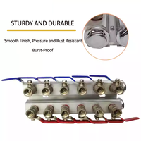 Collecteur de refroidissement pour moule par injection en acier inoxydable, vanne à raccord rapide multi-ports, résistant à la chaleur 30-200°C, longue durée de vie