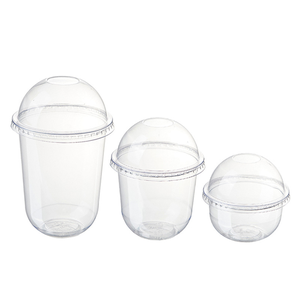 Bicchieri Monouso in PET Trasparente da 300ml/500ml (12oz/16oz) con Coperchio, Stampa UV Personalizzata per Logo, Ideali per Smoothie, Succhi, Acqua Minerale e Bevande Fredde - Product Image 5