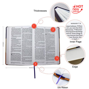 Nuevo diseño de fábrica de libros de impresión de la casa de cubierta suave de diferentes estilos de cuero Pu <span class=keywords><strong>español</strong></span> <span class=keywords><strong>Mini</strong></span> Biblia - Product Image 2