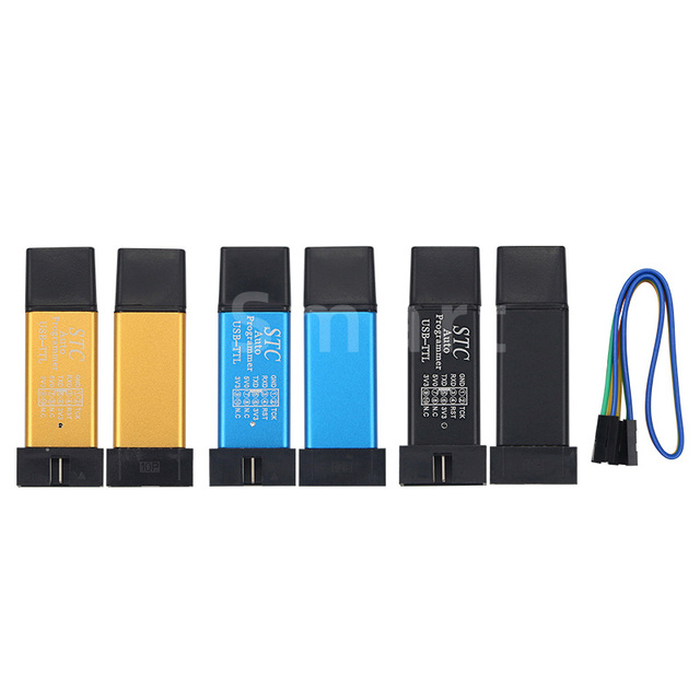Automatic MCU STC 51 Microcontroller Downloader Auto Programmer / 3.3V 5V Universal / Dual Voltage USB to TTL DownLoad Cable