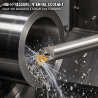 PWLNR-A Interne Kühlmittel-Bohrstange 95 Grad CNC-Drehwerkzeughalter WNMG0804 Einsatz Anti-Vibrations-Bohrstange