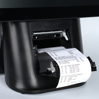 HBA-X10 сенсорный экран Pos кассовый аппарат со встроенным принтером для системы pos ресторана