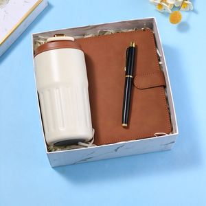 Juego de Regalo Empresarial 3 en 1 con Logotipo Personalizado, con Termo, Cuaderno y Bolígrafo, para Kit de Bienvenida de Empleados - Product Image 1
