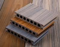 Plancher en bois composite WPC de haute qualité, co-extrusion creuse, terrasse en bois composite WPC, terrasse extérieure utilisée pour le balcon, planche 138H23-L