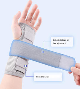 Attelle de poignet à compression réglable pour main droite et gauche, attelle pour l'arthrite, les entorses, soulagement de la douleur, support estival pour le poignet - Product Image 6