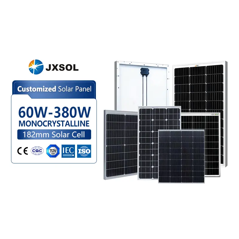 Placa solar 100W150W Módulos fotovoltaicos Mono PERC Mini painéis solares de 150 Watts preço do painel barato por atacado
