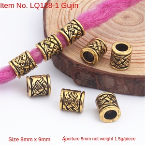 Cô Gái Bẩn Bện Tóc Giả Và Tây Tạng Bạc Đính Cườm Vòng Đeo Tay Bán Buôn Tạo Kiểu Tóc Phụ Kiện Với Hạt Hợp Kim Tự Làm Phụ Kiện - Product Image 6