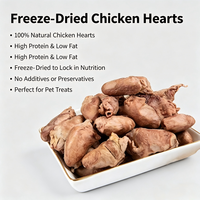 Friandises pour chiens et chats Paitei, cœurs de poulet lyophilisés riches en protéines, sans additifs, sans céréales, faible teneur en matières grasses, pour digestion sensible, directement