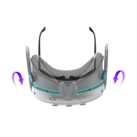 Ventilateur de refroidissement double mode pour Meta Quest 3 avec réglage par molette et kit de confort pour le soulagement de la pression sur le coussin facial