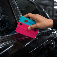Spatule en TPU en forme d'éventail KUNAISI pour l'installation de film PPF, film de protection de voiture, film teinté pour fenêtres, grattoir souple anti-rayures, outil de pose