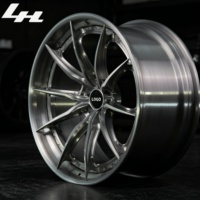 Jantes forgées 2 pièces 18-22 pouces, logo personnalisé, finition bronze brossé, performance pour VW Golf