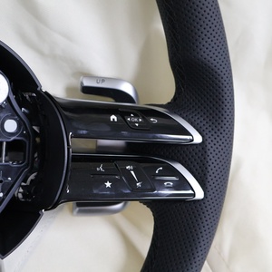 Volante de Cuero para Automóvil, Compatible con <span class=keywords><strong>Mercedes</strong></span> <span class=keywords><strong>Benz</strong></span> <span class=keywords><strong>4matic</strong></span> R171 R230 E43 E53 E55 E63 - Product Image 5