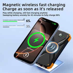 <span class=keywords><strong>Banque</strong></span> d'alimentation solaire étanche haute performance en gros 22,5 W haute capacité 10000 mAh avec chargeur sans fil 15 W - Product Image 1