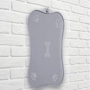 แผ่นรองอาหารสัตว์เลี้ยงซิลิโคนกันน้ำกันลื่นเกรดอาหาร ปรับแต่งได้ ทนทาน ขอบยกสูง สำหรับสุนัข/แมว - Product Image 1