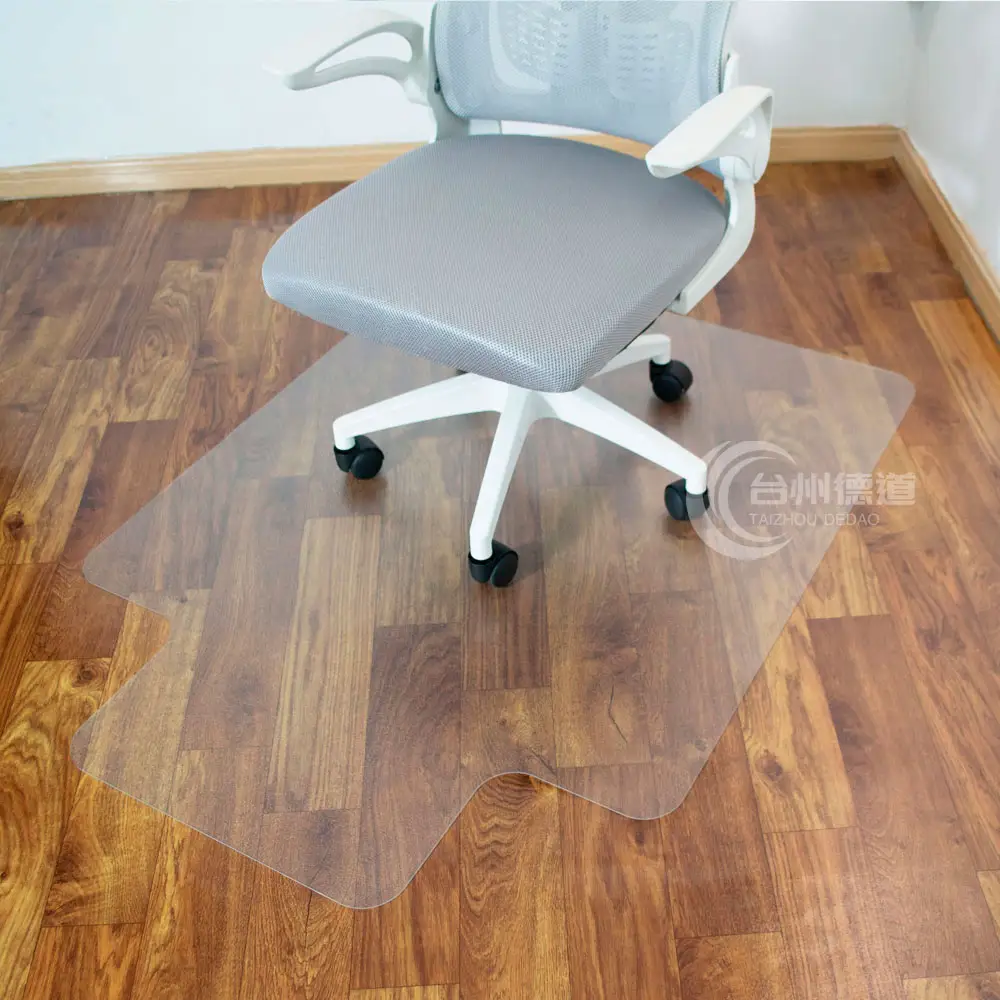 46 "X 60" Anti-Statische Groothandel Clear Pvc Bureaustoel Mat Plastic Vloer Hoge Stoel Mat Voor Hardhouten Vloer Rollende Stoel Mat